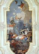 TIEPOLO, Giovanni Domenico The Institution of the Rosary Spain oil painting artist